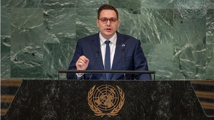 Ministr zahraničí Jan Lipavský na Valném shromáždění OSN vyzval ke krokům proti Rusku