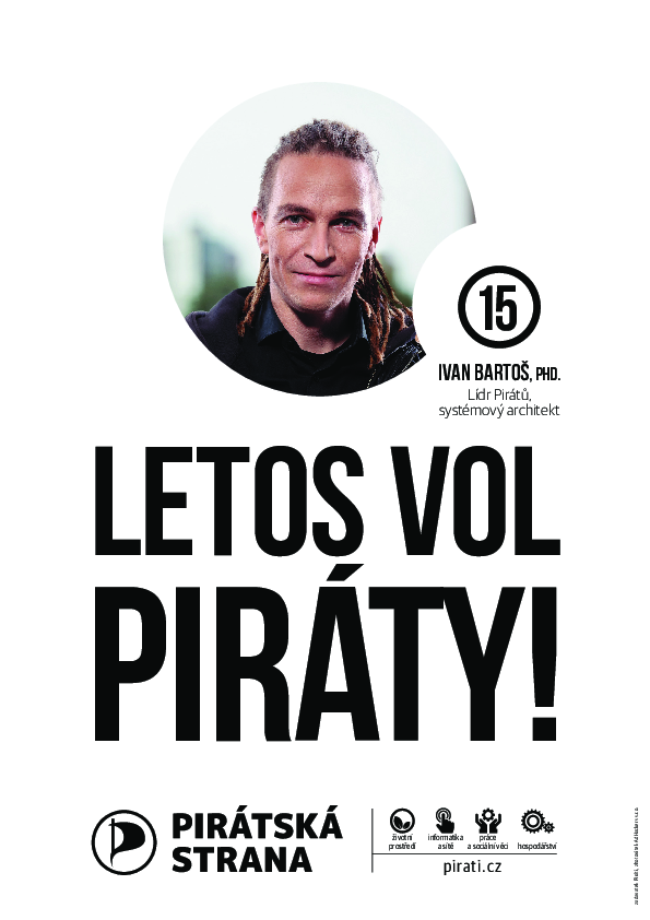 Plakát Letos vol Piráty!